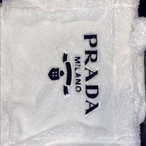 Prada terry tote bag